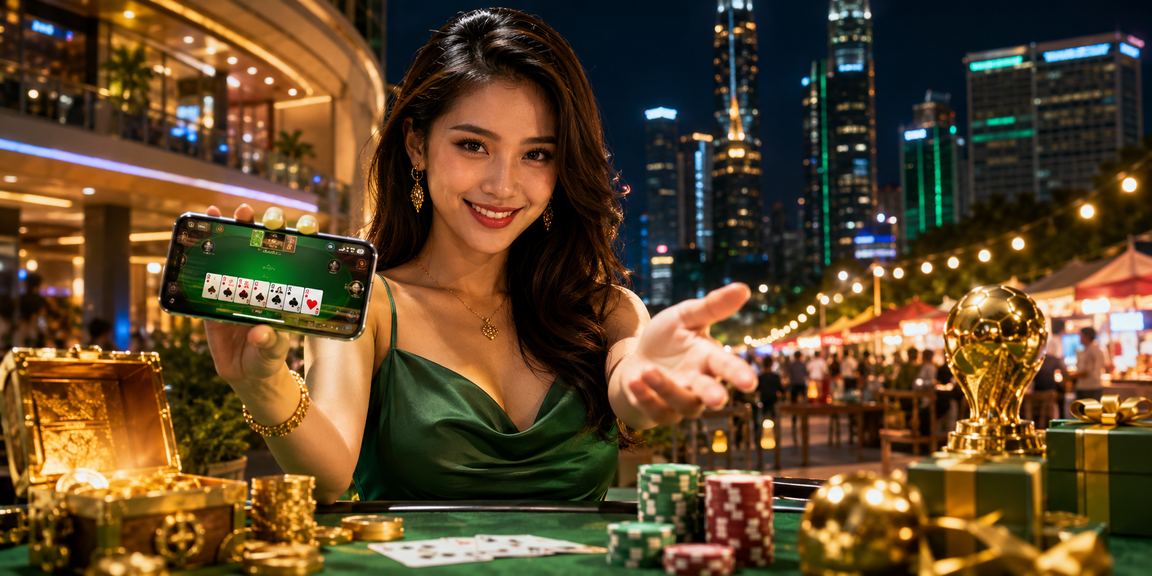 Permainan kad rummy bergaya di Petaling Jaya dengan suasana moden dan selamat